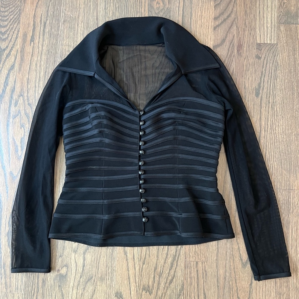 Vintage Black Dress Shirt